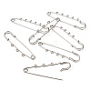 45Pcs 3 Style Stainless Steel Safety Pins STAS-TA0001-31-4