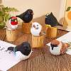 Wooden Birds and Tree Stump Ornaments JX727A-6