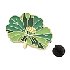 Lotus Leaf Enamel Pins JEWB-I060-01G-01-3