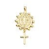 Brass Big Pendants KK-CBA459D-02G-03-1