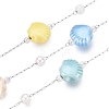 Handmade ABS Plastic Imitation Pearl & Porcelain & Seed Bead Chains CHS-T006-25P-1