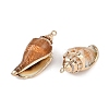 Natural Shell Pendants SHEL-K009-01C-2