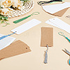 Blank Kraft Paper Card DIY-LP0002-43-1