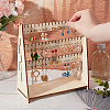 3-Tier Wood Earring Display Stands EDIS-WH0029-79-3