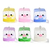 Luminous Transparent Resin Cartoon Pendants CRES-Z004-05-1