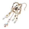 Wire Wrapped Raw Natural Fluorite Suncatcher RN-T001-02B-2