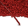 12/0 Grade A Baking Paint Glass Seed Spacer Beads X-SEED-Q009-FJX31-4