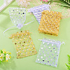 20Pcs 2 Colors Hot Stamping Polka Dot Organza Jewelry Drawstring Bags ABAG-TADJ0001-06C-4