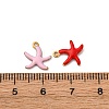 304 Stainless Steel Enamel Charms X-STAS-Q363-14D-G-3