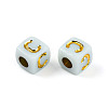 Plating Acrylic Beads OACR-N140-01C-C-2