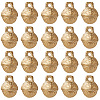 30Pcs Brass Bell Pendants KKB-CN0001-02B-C-1