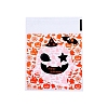 Halloween Theme Ghost Plastic Cookies Bags PW-WG2A525-02-2