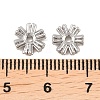 Brass Micro Pave Cubic Zirconia Beads KK-H538-20B-P-3