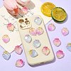 25Pcs 5 Colors Transparent Resin Fruit Decoden Cabochons RESI-CJ0004-16-6