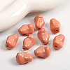 Opaque Acrylic Beads MACR-WH0007-168H-1