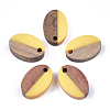 Resin & Walnut Wood Pendants RESI-S358-30H-1
