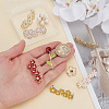 9Pcs 9 Styles Alloy Enamel Flower Shoelace Buckle DIY-AR0004-36-3