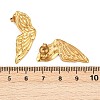 304 Stainless Steel Butterfly Wing Stud Earrings EJEW-I320-22G-01-5