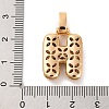 Brass Micro Pave Cubic Zirconia Pendants KK-C076-29H-G01-3