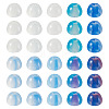 50Pcs 5 Colors Resin UV Reactive Beads RESI-TA0005-70-3