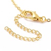 Alloy Moon Phase Pendant Necklace for Women LS-NJEW-G030-01G-3