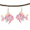Acrylic Dangle Earrings WG47D4F-01-2