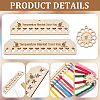 4Pcs Wood Thread Winding Boards AJEW-WH0534-51B-4
