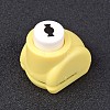 Random Single Color or Random Mixed Color Mini Plastic Craft Paper Punch Sets for Scrapbooking & Paper Crafts LS-AJEW-L051-04-1