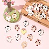 20Pcs Printed Alloy Pendants FIND-YW0012-04-4