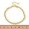 Brass Cable Chain Bracelets for Women BJEW-C140-04G-5