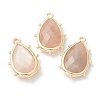 Natural Sunstone Pendants G-B009-02G-C-1