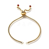 Adjustable 304 Stainless Steel Slider Bracelet/Bolo Bracelets Making STAS-I153-03G-02-1