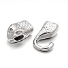 Snake Head 304 Stainless Steel Hook and S-Hook Clasps Sets STAS-N076-03-3