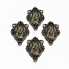 Tibetan Style Alloy Chandelier Component Links TIBE-N011-002AB-NR-1