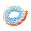 Baking Painted Glass Bead Strands DGLA-A039-T6mm-A012-2