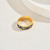 Irregular Pattern Brass Finger Rings for Women YY3361-3-4