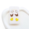 Acrylic Stud Earrings for Women PW-WG06722-01-1