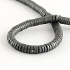 Matte Non-magnetic Synthetic Hematite Beads G-R211-38-2