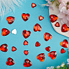 Gorgecraft 200Pcs 2 Style Acrylic Rhinestone Cabochons MACR-GF0001-03B-4