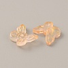 Handmade Golde Sand Lampwork Beads LAMP-WH0001-11E-1