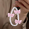 1Pc PVC Bowknot Mobile Straps AJEW-LP0005-16-3