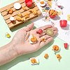 60Pcs 12 Styles Resin Miniature Ornaments AJEW-CJ0001-76-4