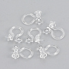 Plastic Clip-on Earring Findings KY-S155-08-1