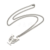 201 Stainless Steel Necklaces NJEW-Q336-01Y-P-2