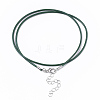 Waxed Cotton Cord Necklace Making MAK-S032-1.5mm-B03-3