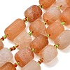 Natural Weathered Agate Beads Strands G-A321-D02-01B-3