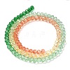 Transparent Painted Glass Beads Strands X-DGLA-A034-T3mm-A04-5