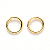Brass Open Jump Rings LS-X-KK-S358-001G-2