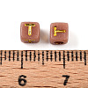 Plating Acrylic Beads OACR-N140-01B-T-3