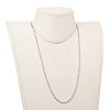 304 Stainless Steel Singapore Chain Necklaces NJEW-JN02930-04-4